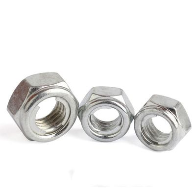 ナッツ 金属挿入 DIN980 M8 M10 M12 M16 ステンレス鋼ヘックスロックナッツ ASTMボルトとナッツ