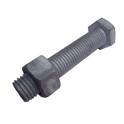 高強度 HDG ヘクソボルトとナッツ 重作業建造のためのセット 長さ20mm-300m