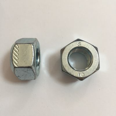 亜鉛黄色染色板付仕上げ M8 M10 M12 M16 DIN標準のための全金属ロックナッツ