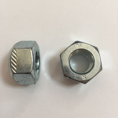 亜鉛黄色染色板付仕上げ M8 M10 M12 M16 DIN標準のための全金属ロックナッツ