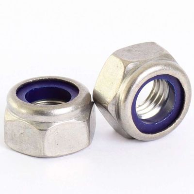 DIN985 DIN982 ガルバネイド M8 M10 M12 ナイロン挿入ロックナッツ メトリックブラックオキシド仕上げ