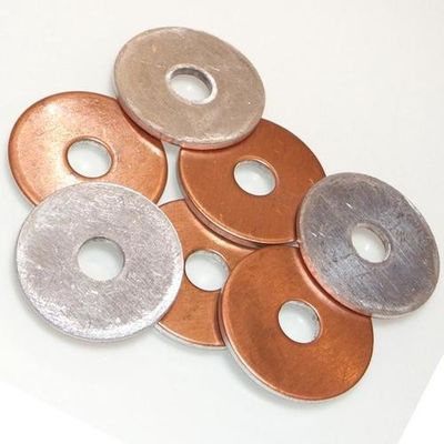 アルミ 銅 銅 炭素 金属 部品 ハードウェアのためのフラット スタイル バイメタル 洗濯機