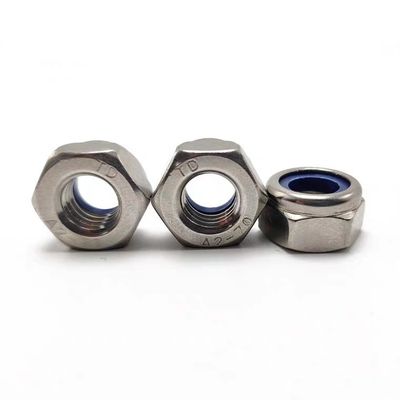 メトリック計測システム ステンレス鋼ナイロン挿入ロックナッツ DIN985 シンプルデザイン