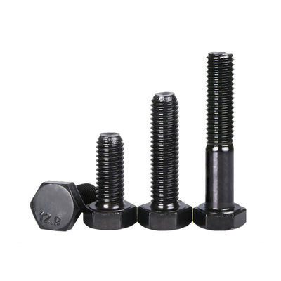 HDG 炭素鋼 ヘックスヘッドボルト 3/8 1/4 5/16 製造 アンシ UNC DIN 4.8 8.8 10.9 12.9
