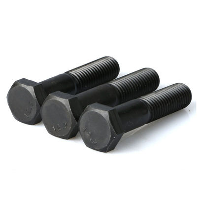 HDG 炭素鋼 ヘックスヘッドボルト 3/8 1/4 5/16 製造 アンシ UNC DIN 4.8 8.8 10.9 12.9