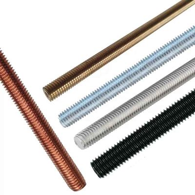 銅炭ステンレス鋼 304 316 A2 A4 Gr 4.8 8.8 純黒 亜鉛付 HDG DIN975 DIN976 ロープ付き棒 M4-M48