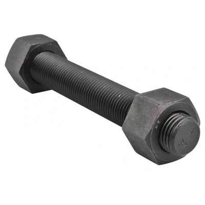 ブラック・フィニッシュ 炭素鋼 ASTM A193 Gr B7 高張力 ストッドバーボルト A194 2H