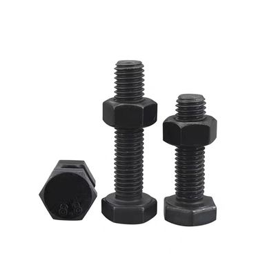 ISO9001 認定 ブラックオキシド M2-M30 ヘックスナッツ DIN934 建設用ナッツとボルト