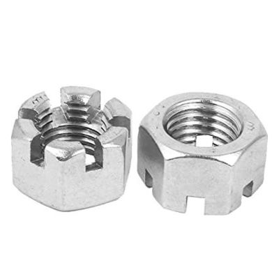 DIN935 スロットナッツ ヘックス スロットナッツ グレード 4.8/8.8/10.9/12.9Ect 標準 DIN