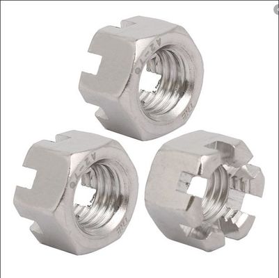 DIN935 スロットナッツ ヘックス スロットナッツ グレード 4.8/8.8/10.9/12.9Ect 標準 DIN