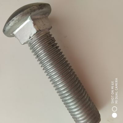 熱浸し,ガルバン化 丸型ヘッドガードレイル ピンチ ボルトとナッツ ANSI 標準