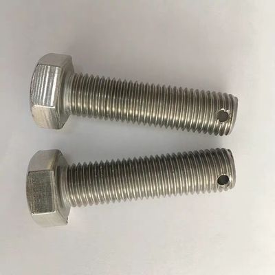 中頭または末端のコッターピン用の穴を持つヘックスボルト M3-M100 DIN ANSI 標準