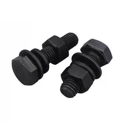 MM10-MM500 ハンダン DIN933 DIN931から平面仕上げヘックスヘッドボルトナッツとウォッシャー