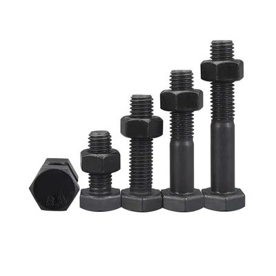 亜鉛仕上げ 8.8 グレード ヘクソボルトとナッツ M6-M36 M10 DIN933 934 工業用