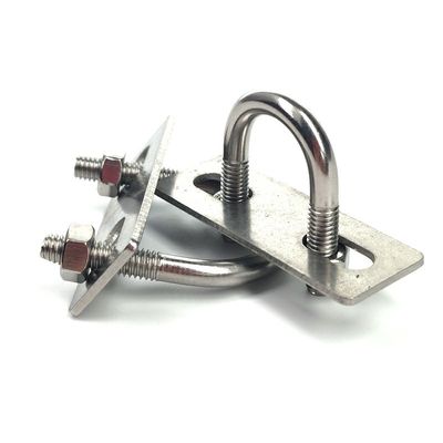 無料サンプル提供 M6-M64 炭素鋼/不?? 鋼のパイプ用Uボルトクランプ