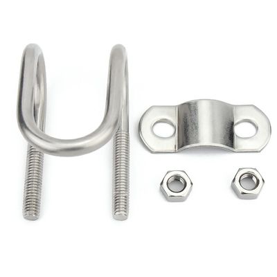 無料サンプル提供 M6-M64 炭素鋼/不?? 鋼のパイプ用Uボルトクランプ
