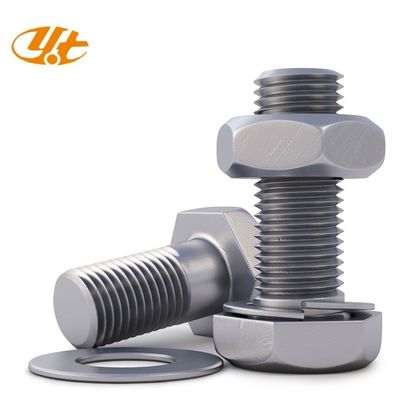 DIN ANSI HDG 工業用フルスレッドヘックスボルト 厚さMM10-MM500