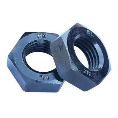 ISO9001 認定 A194-2H 高強度および M2-M30 サイズのための黒くされた厚いナッツ