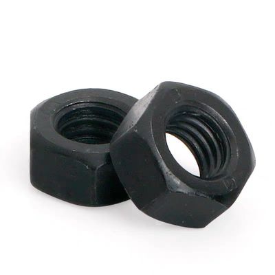 オキシード化黒く溶接した六角ナッツ 8.8級 メトリック測定システム用