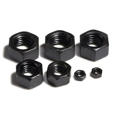 オキシード化黒く溶接した六角ナッツ 8.8級 メトリック測定システム用