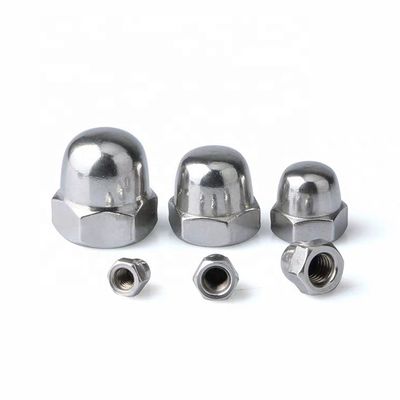 ASTM Fastener 認証DIN1587 ニッケル付加熱仕上げのヘクサドーム型キャップナッツ