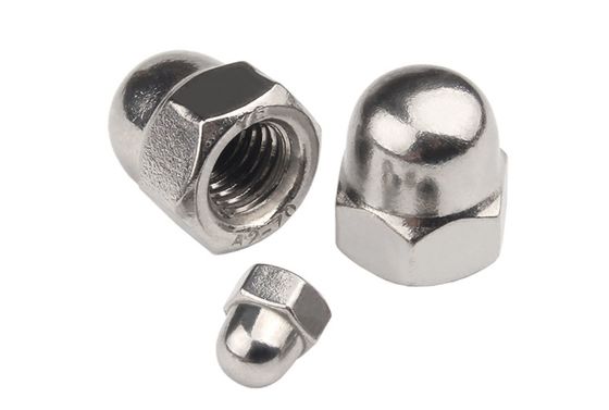ASTM Fastener 認証DIN1587 ニッケル付加熱仕上げのヘクサドーム型キャップナッツ