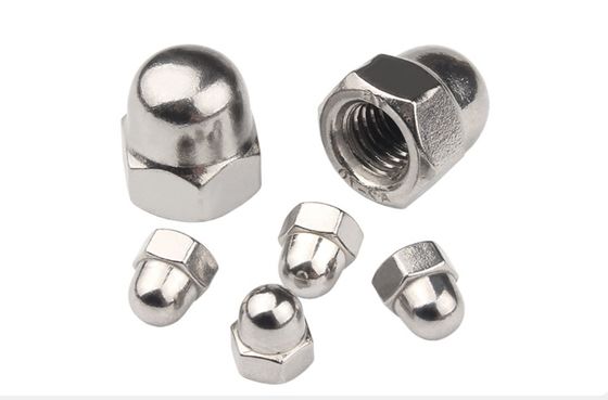ASTM Fastener 認証DIN1587 ニッケル付加熱仕上げのヘクサドーム型キャップナッツ