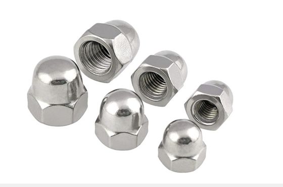 ASTM Fastener 認証DIN1587 ニッケル付加熱仕上げのヘクサドーム型キャップナッツ