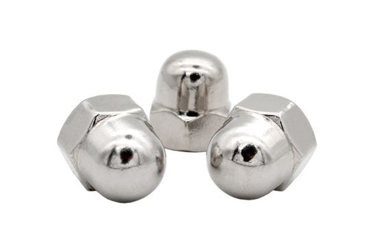 ASTM Fastener 認証DIN1587 ニッケル付加熱仕上げのヘクサドーム型キャップナッツ