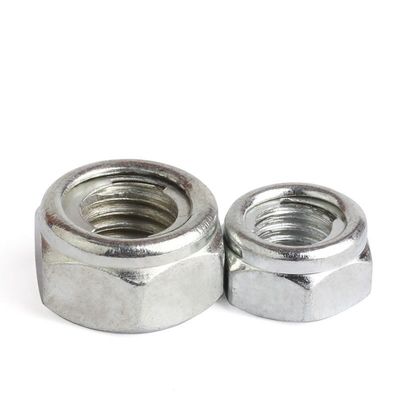 ナッツ 金属挿入 DIN980 M8 M10 M12 M16 ステンレス鋼ヘックスロックナッツ ASTMボルトとナッツ