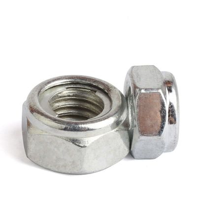 ナッツ 金属挿入 DIN980 M8 M10 M12 M16 ステンレス鋼ヘックスロックナッツ ASTMボルトとナッツ