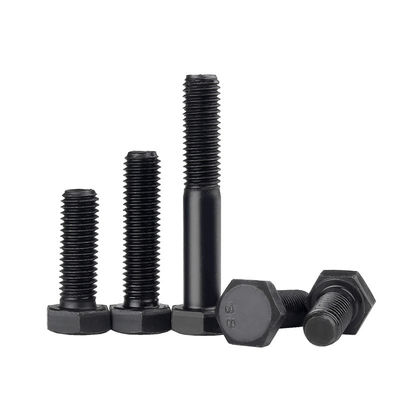 ISO9001 認定 M6-M36 M10 黒色ヘックスボルトナッツ洗浄機 8.8 12.9 グレード DIN 標準