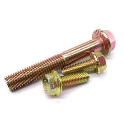 12.9 グレード 黄色 亜鉛 塗装 DIN6921 ヘックス ヘッド フレンズ ボルト M10 M12 M6 建築用