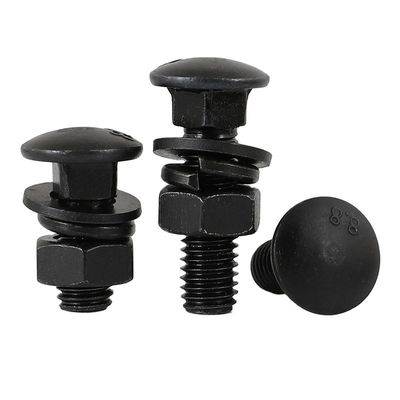 304 ステンレス鋼 半丸頭 キャリッジ ボルト M6-M16 DIN603 グレード 8.8 цинク