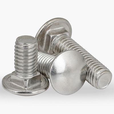 鋼級 8.8 DIN603 大型半丸型頭方角ネックボルト 高負荷容量