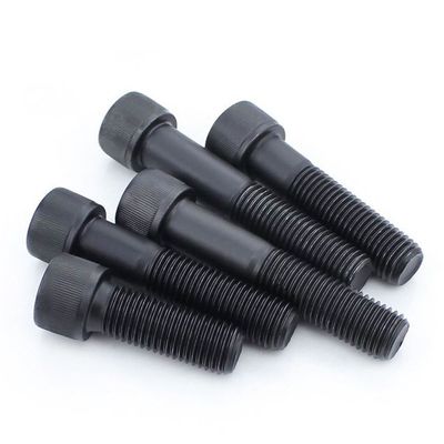 グレード 4.8/8.8/10.9/12.9 黒色六角螺栓 DIN912 M6-M36用の円筒型ヘッドボルト