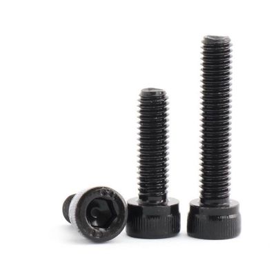 グレード 4.8/8.8/10.9/12.9 黒色六角螺栓 DIN912 M6-M36用の円筒型ヘッドボルト